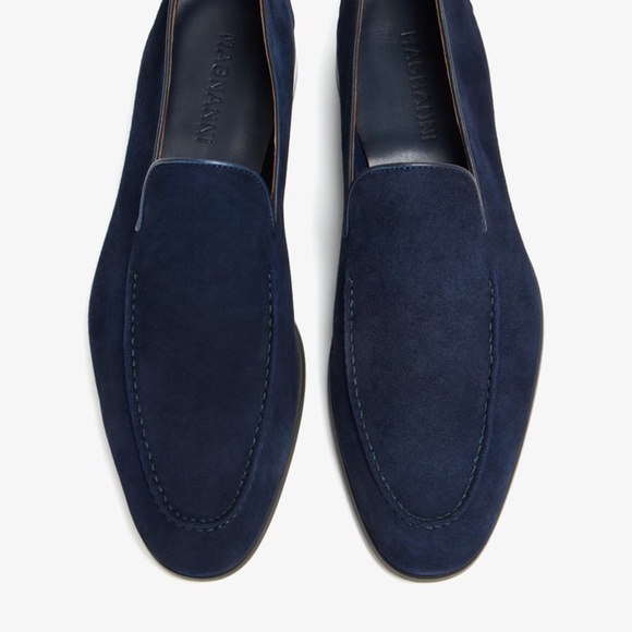 MAGNANNI Hiram Suede loafers navy